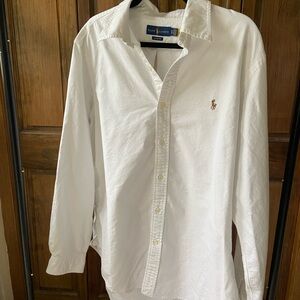 Polo by Ralph Lauren White Casual Button Down Shirt